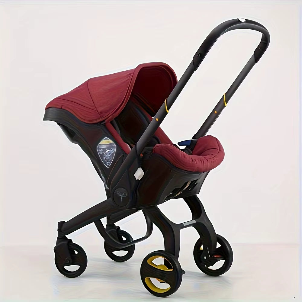Baby Stroller 3 in 1 Pram Carriages for Newborn Lightweight Buggy Travel System Multi-Function Cart