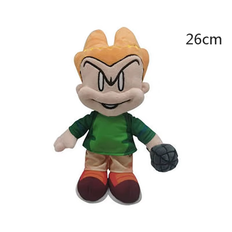 Hot 25Cm Soft Spooky Skid Pump Garcello Lemon Monster Stuffed FNF Boy Dolls Friday Night Funkin Plush Toys Halloween Gifts