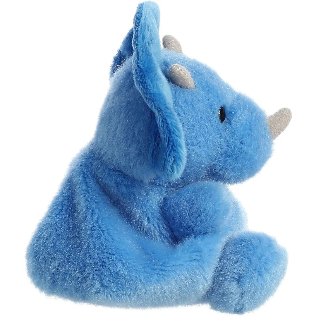 - Mini Blue Palm Pals - 5" Tank Triceratops - Adorable Stuffed Animal