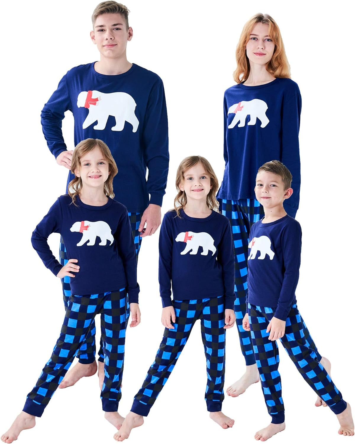 Family Matching Christmas Pjs Christmas Boys Girls Holiday Pajamas Kids Sleepwear