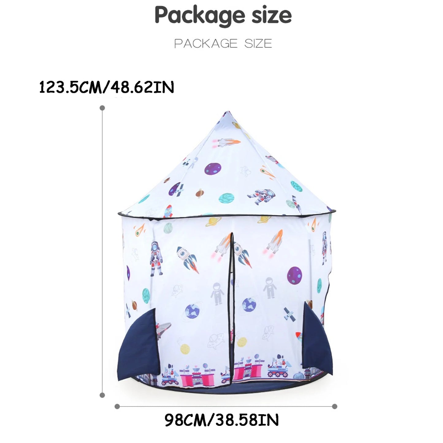 Children'S Tent Indoor Play House Space Indoor Baby Rocket Tent