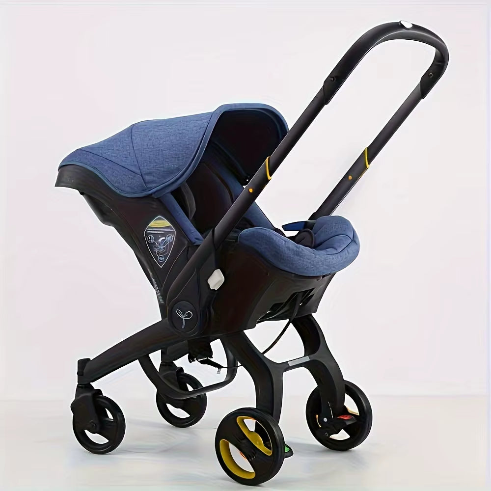 Baby Stroller 3 in 1 Pram Carriages for Newborn Lightweight Buggy Travel System Multi-Function Cart