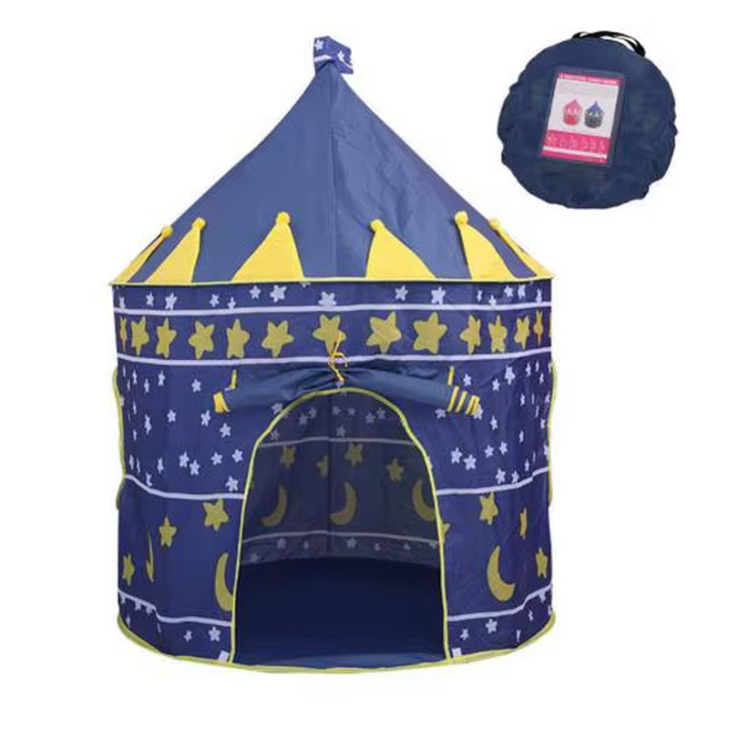 Dropshipping Kid Tent House Portable Castle Children Teepee Play Tent Ball Pool Camping Toy Birthday Christmas Outdoor Gift