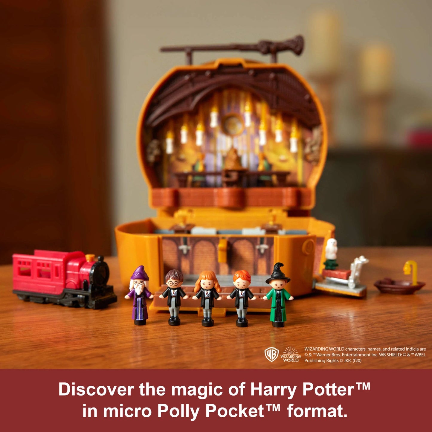 Dolls and Playset, Collector Harry Potter Compact with 5 Dolls and 11 Accessories