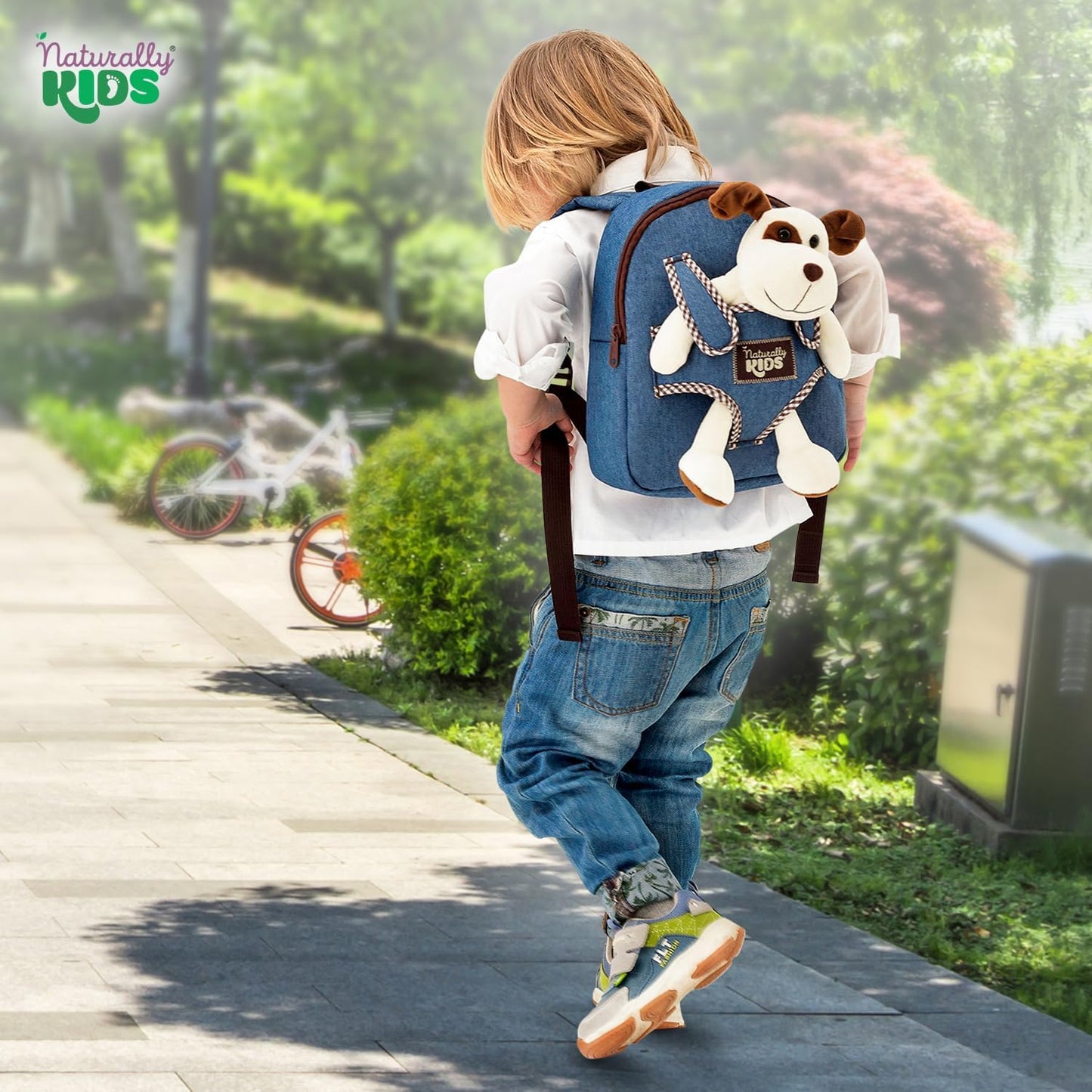 Dog Backpack, Dog Toys for Toddlers, Toddler Stuffed Animals Gifts for 2 3 4 5 Year Old Girl Boy