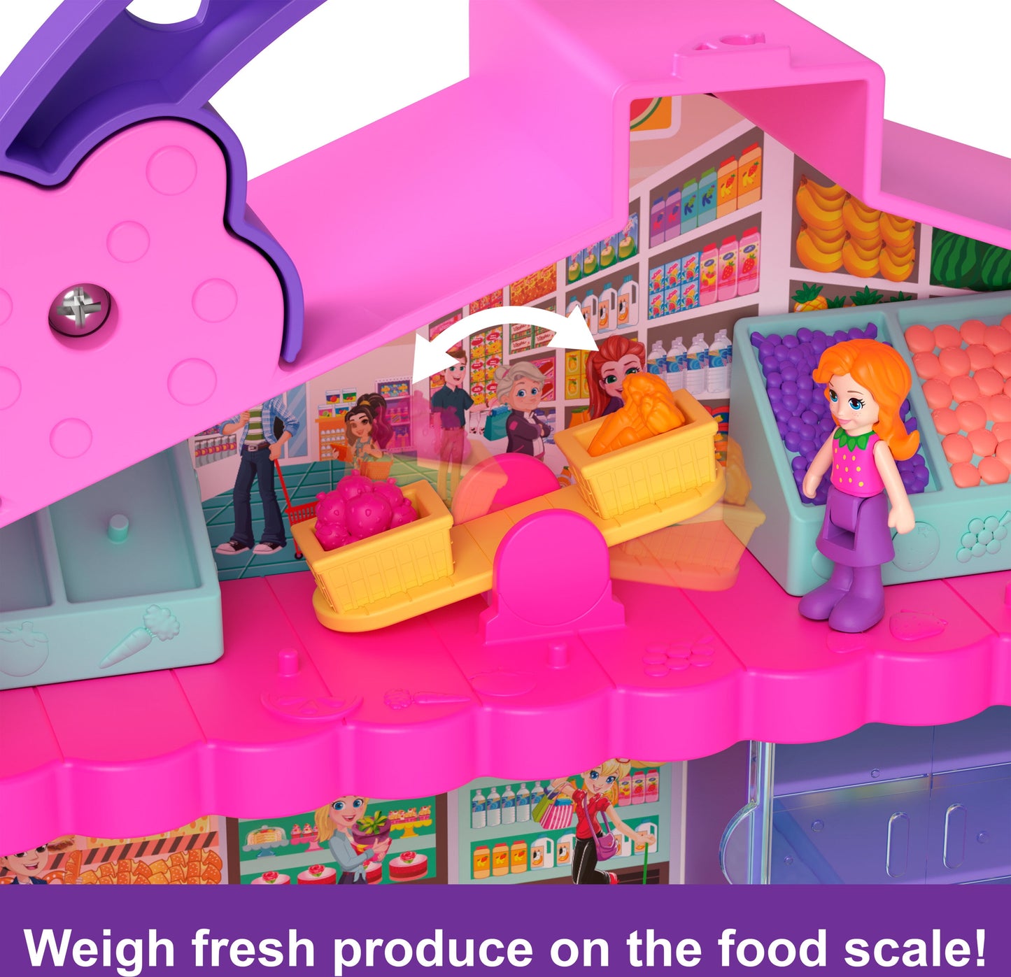 Dolls & Playset, Food Toy with Micro Dolls and Accessories, Multi-Color