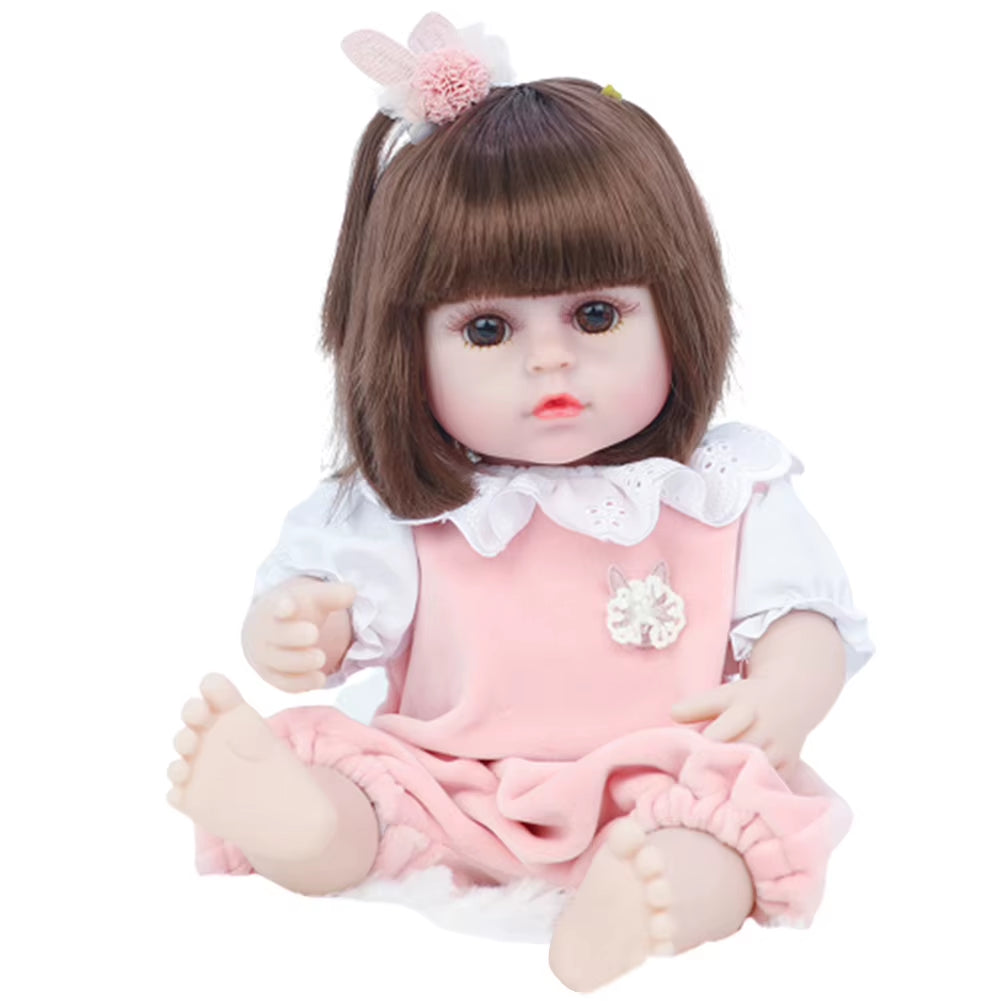 Lifelike Baby Dolls 3D Skin Rebirth Dolls Soft Body Real Life Baby Dolls with Visible Veins for Kids for Collection