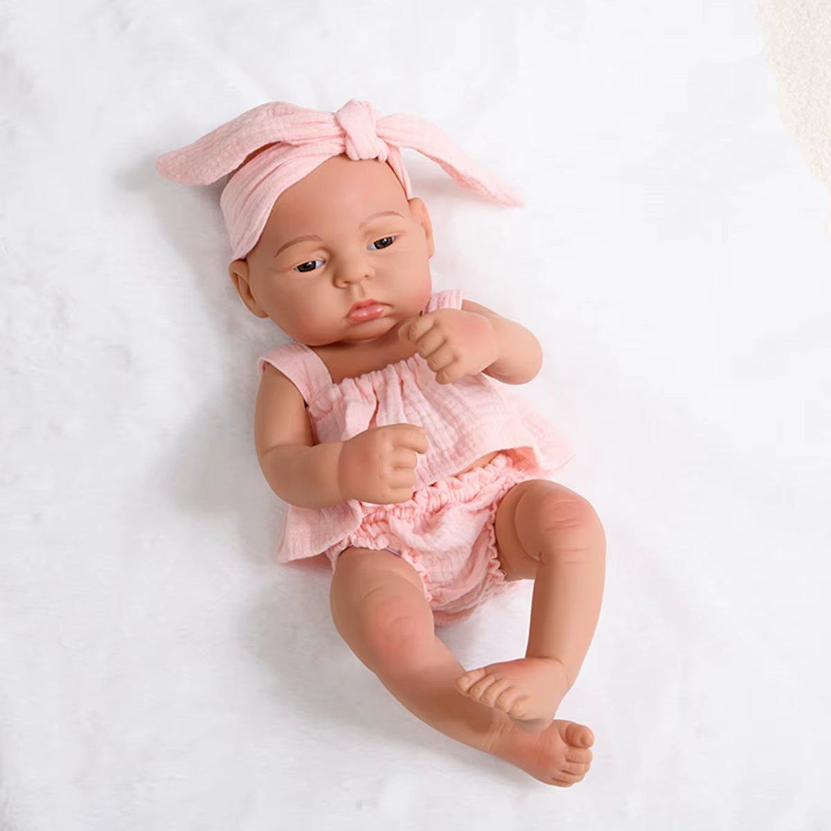 17Inch 45Cm Reborn Dolls Baby Dolls Toys Girl Lifelike Reborn Dolls Full Body Silicone Girl Doll Bebe Doll Toys Christmas Gifts