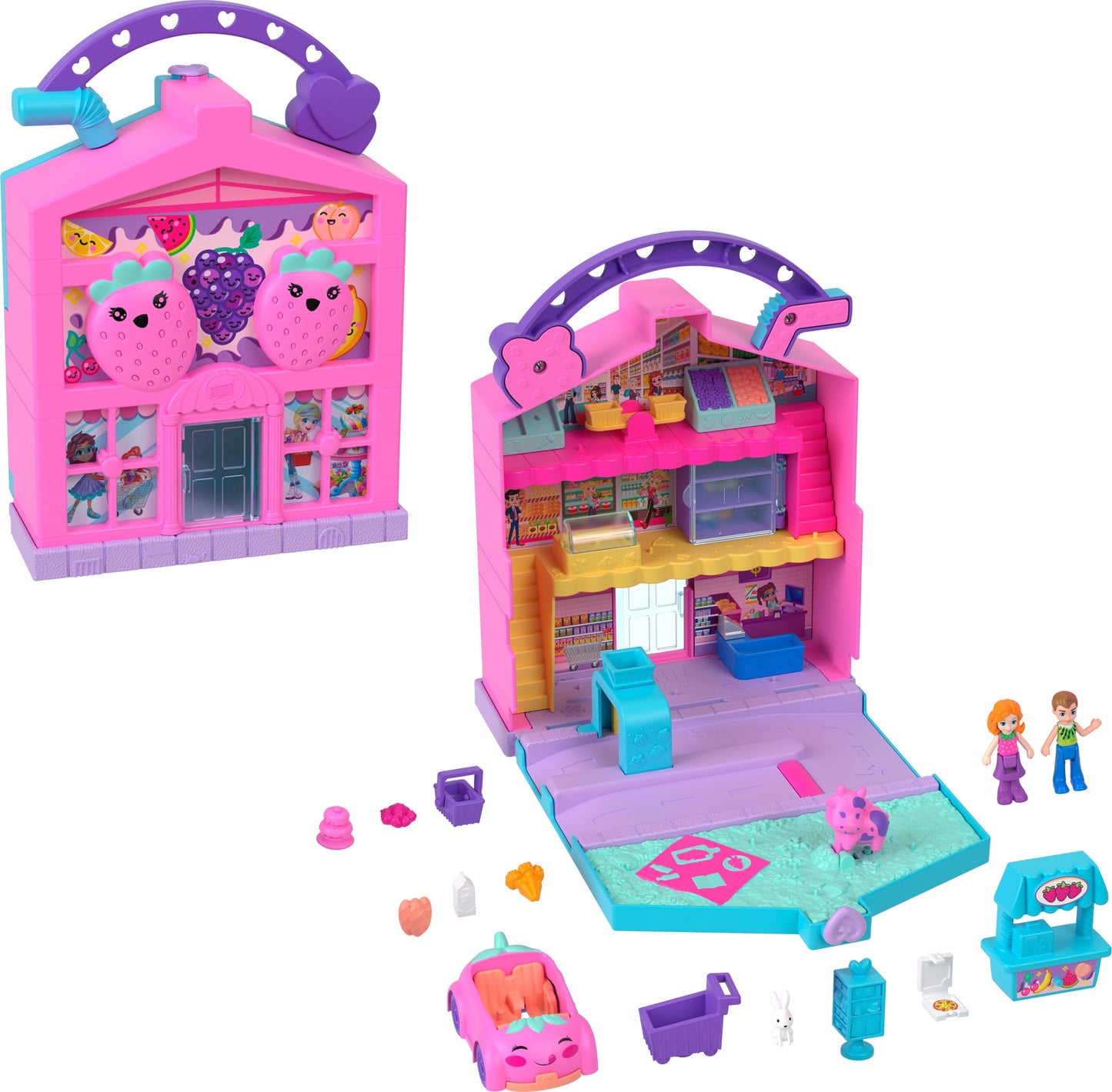 Dolls & Playset, Food Toy with Micro Dolls and Accessories, Multi-Color
