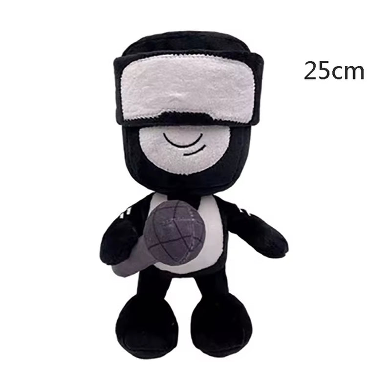 Hot 25Cm Soft Spooky Skid Pump Garcello Lemon Monster Stuffed FNF Boy Dolls Friday Night Funkin Plush Toys Halloween Gifts