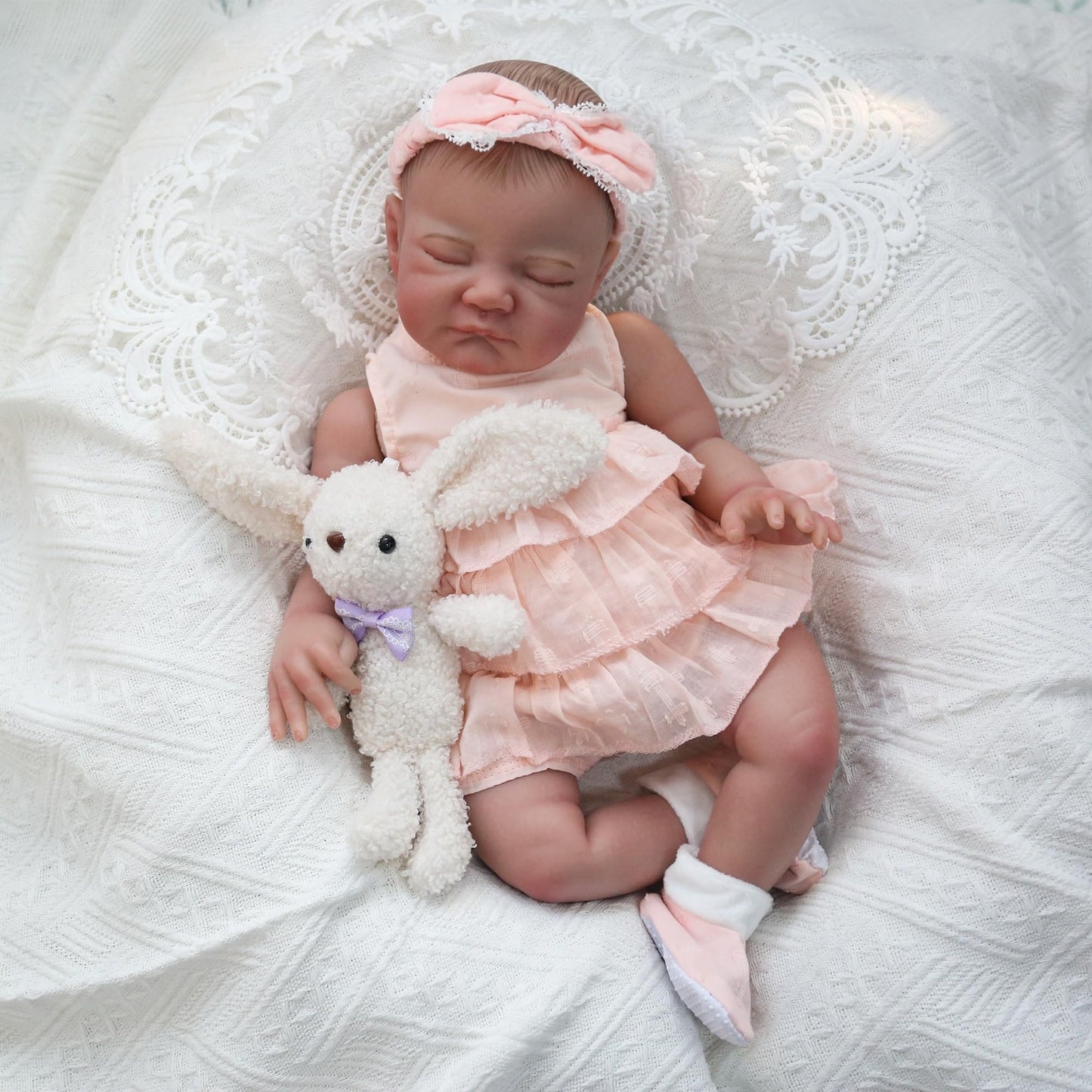 WOOROY Realistic Reborn Baby Dolls August - 20 Inch Lifelike Newborn Sleeping...