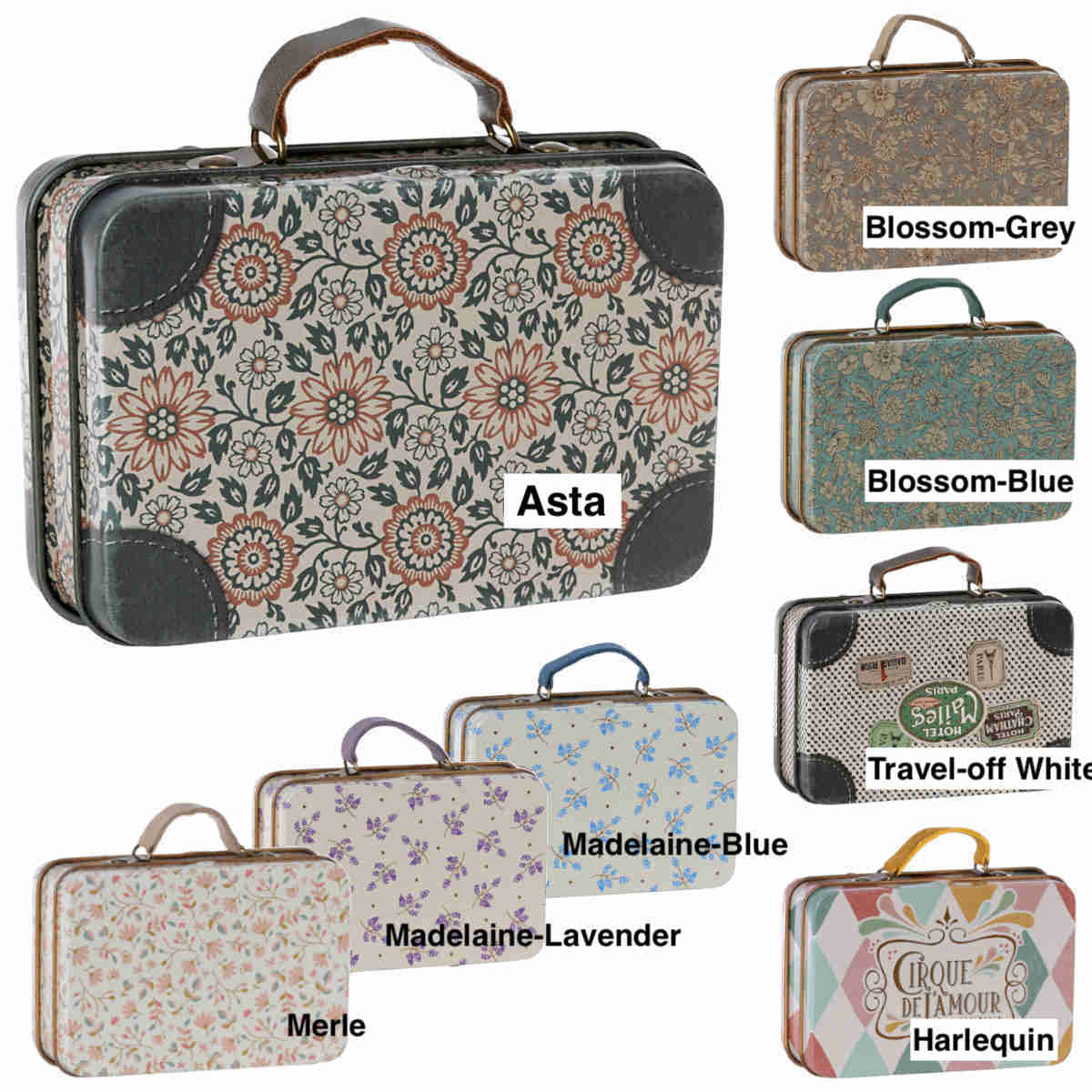 Metal Suitcase for Dolls