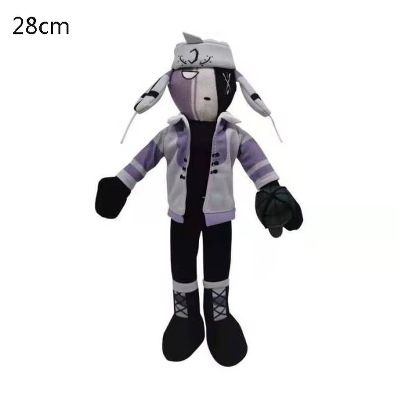 Hot 25Cm Soft Spooky Skid Pump Garcello Lemon Monster Stuffed FNF Boy Dolls Friday Night Funkin Plush Toys Halloween Gifts