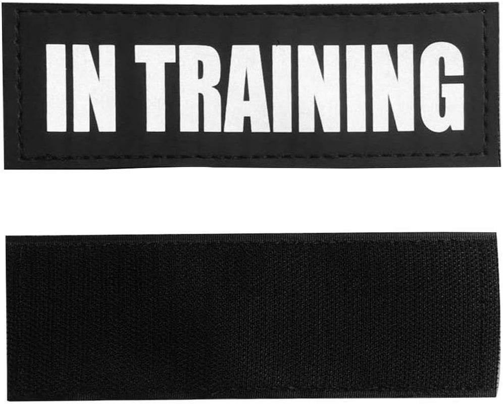in Training Dog Patches, Reflective and Removable Dog Tags for Service Vest Dog Harness