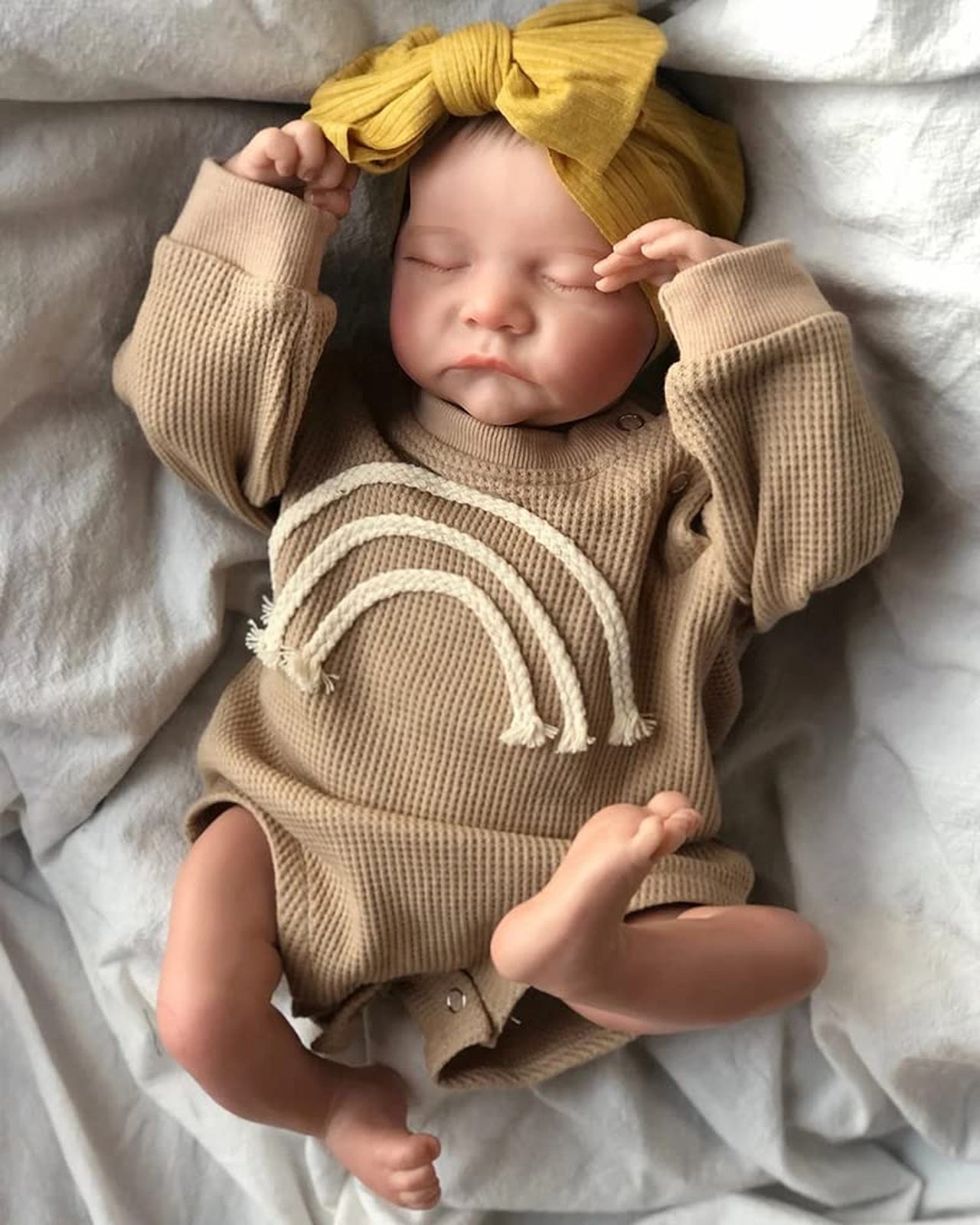 Icradle Reborn Baby Dolls 19Inch Soft Body Realistic Newborn Baby Dolls Real ...