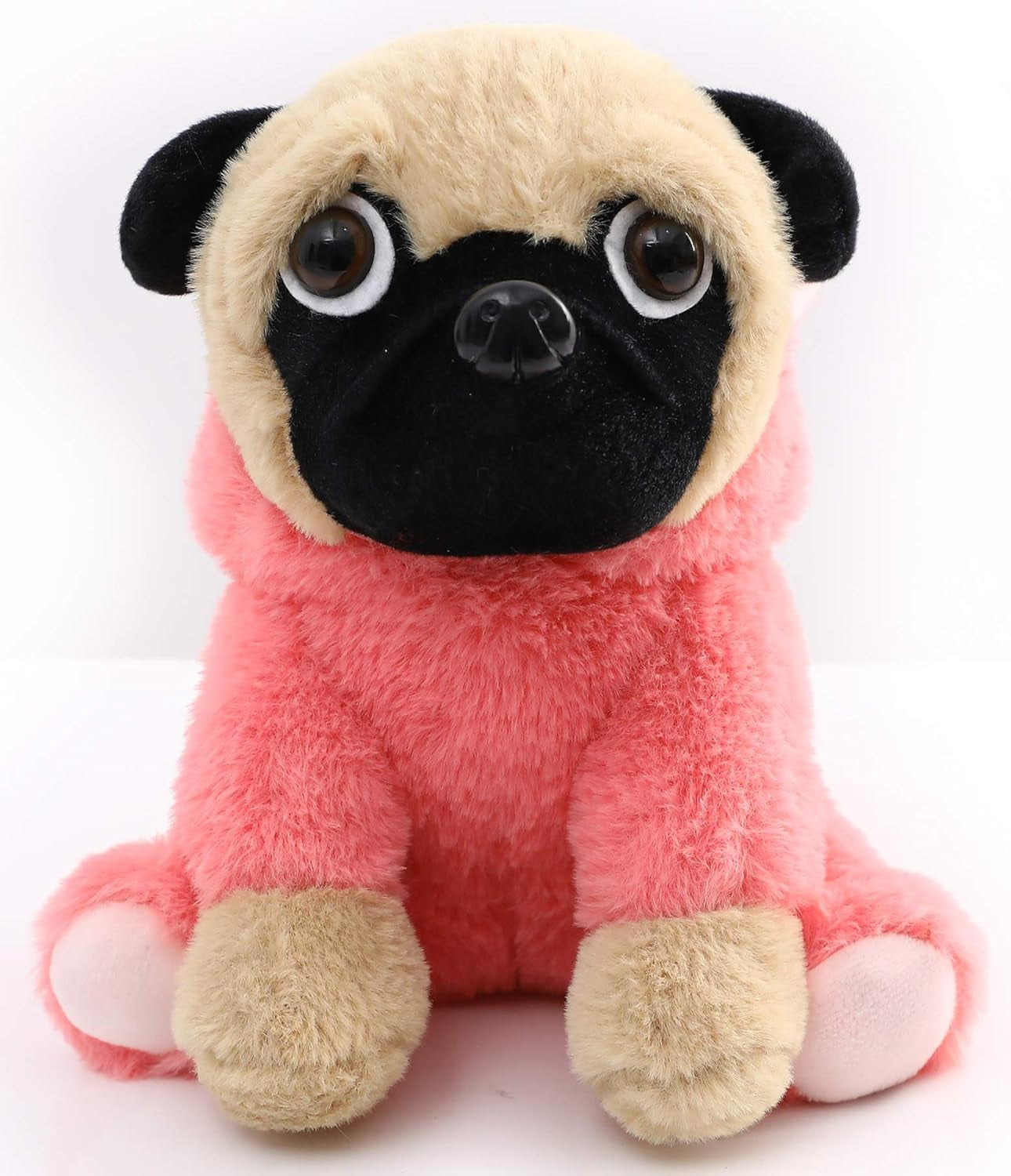 Pug Unicorn Stuffed Animal Pug Dog Wearing Unicorn Costume Plushies Pug Dressed as Cute Funny Unicorn Plush Toys for Kids Stuffed Puppy Animals Gift for Lover 12 Inch