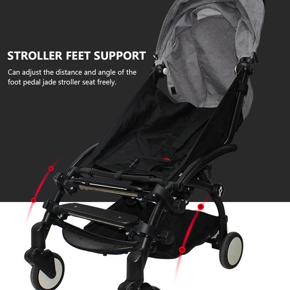Adjustable Stroller Footboard Pedal Foot Rest Baby Footrest Stroller Accessories
