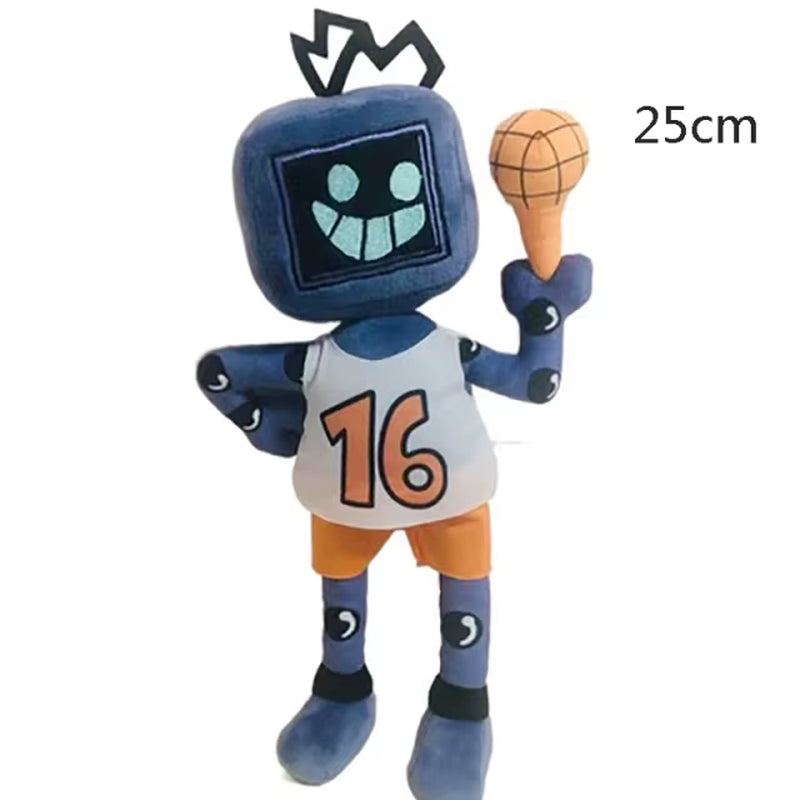 Hot 25Cm Soft Spooky Skid Pump Garcello Lemon Monster Stuffed FNF Boy Dolls Friday Night Funkin Plush Toys Halloween Gifts
