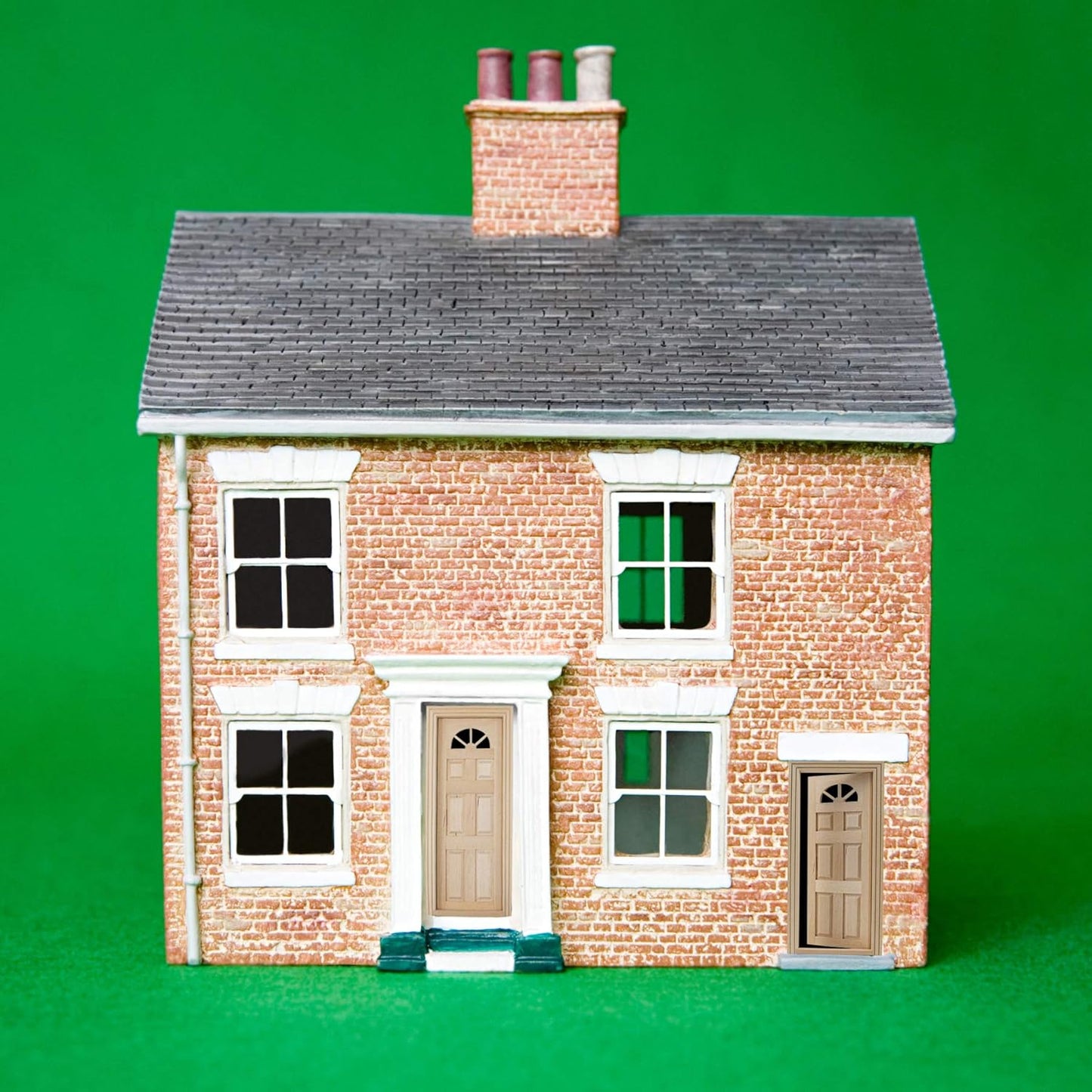 , 1:12 Dollhouse Miniature Furniture Unpaint Wooden Doors for DIY Scene Doll Home Craft (6 Panel Style B)