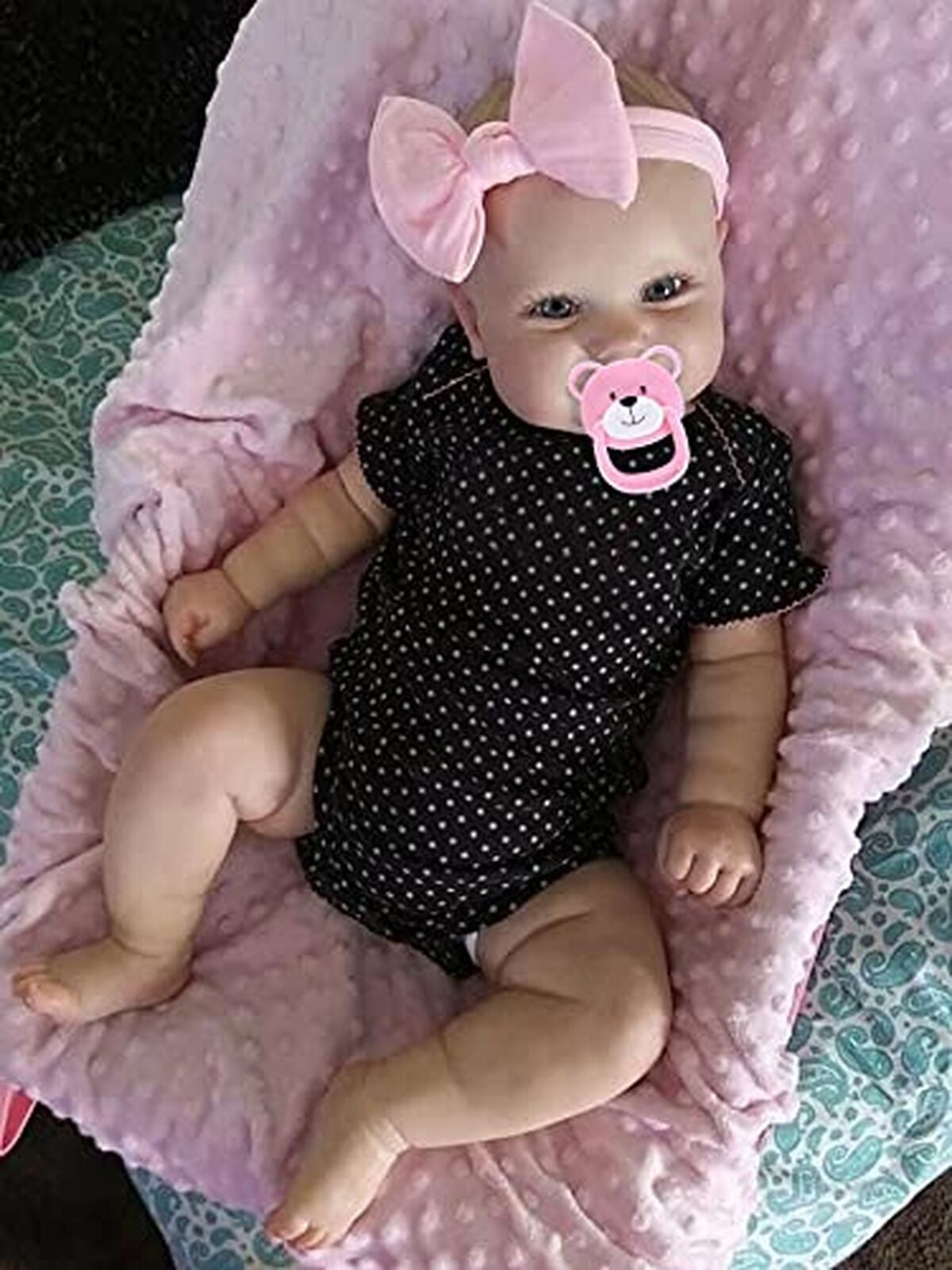 Anano 20 Inch Reborn Baby Dolls Toddler Girl Realistic Silicone Newborn Dolls...
