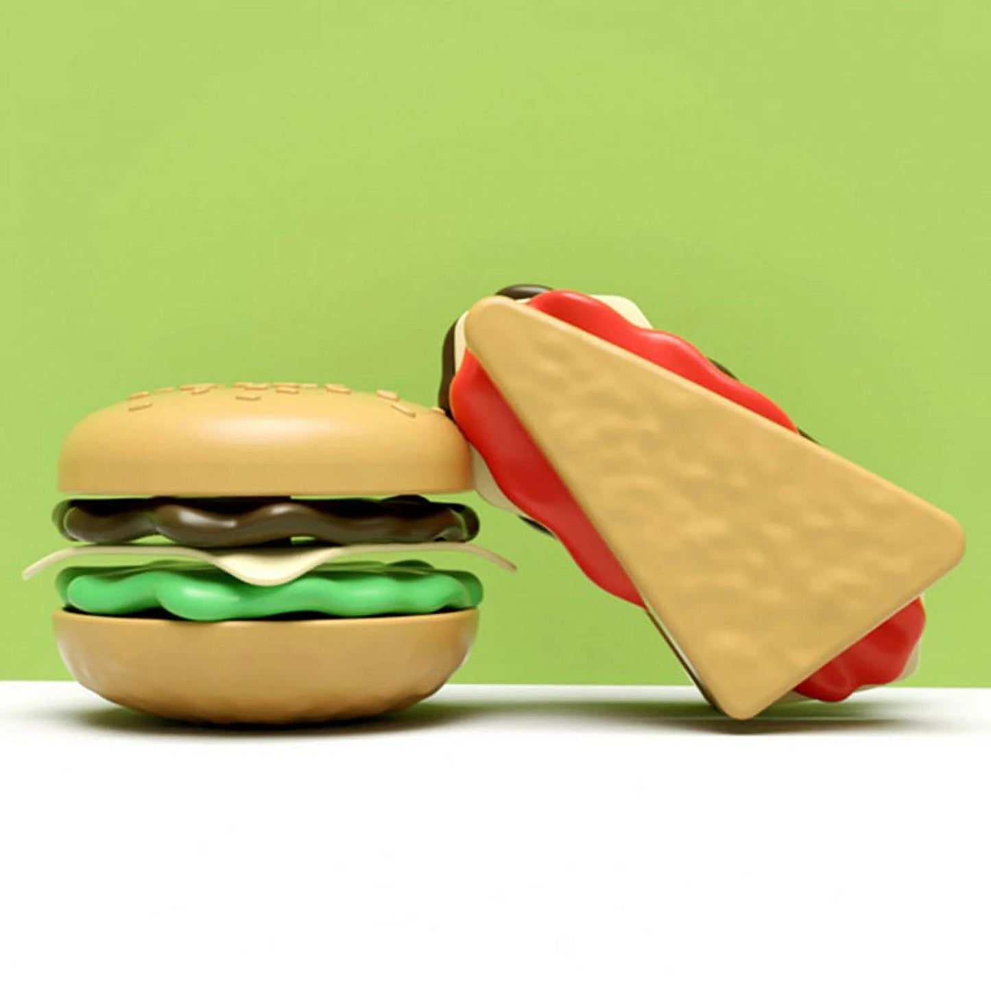 Toys Set Play House Kitchen Sandwich Fries Burger Children'S Toy DIY Fast Food