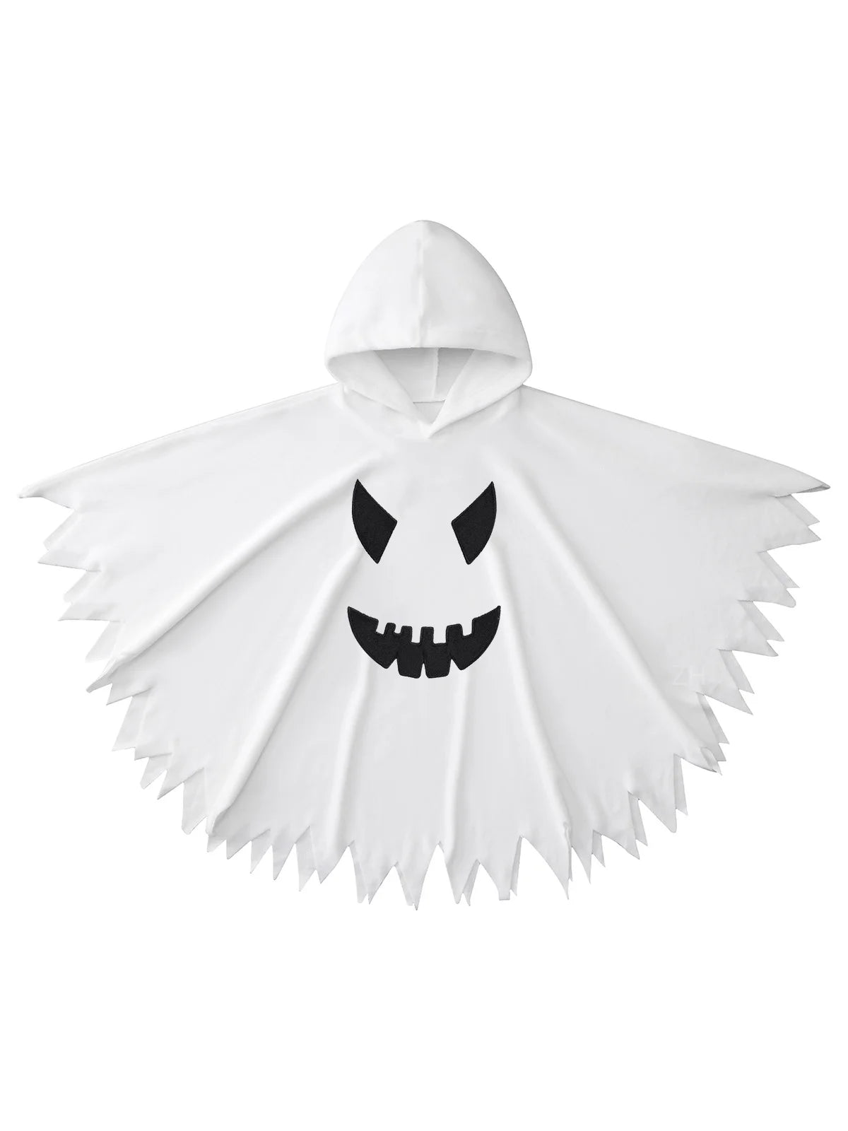 Lovebay Toddler Baby Girls Boys Halloween Costume White Ghost Smile Cape Cloak Fancy Party Cosplay with Hat