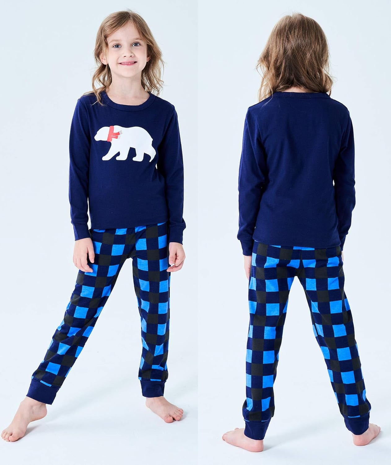 Family Matching Christmas Pjs Christmas Boys Girls Holiday Pajamas Kids Sleepwear
