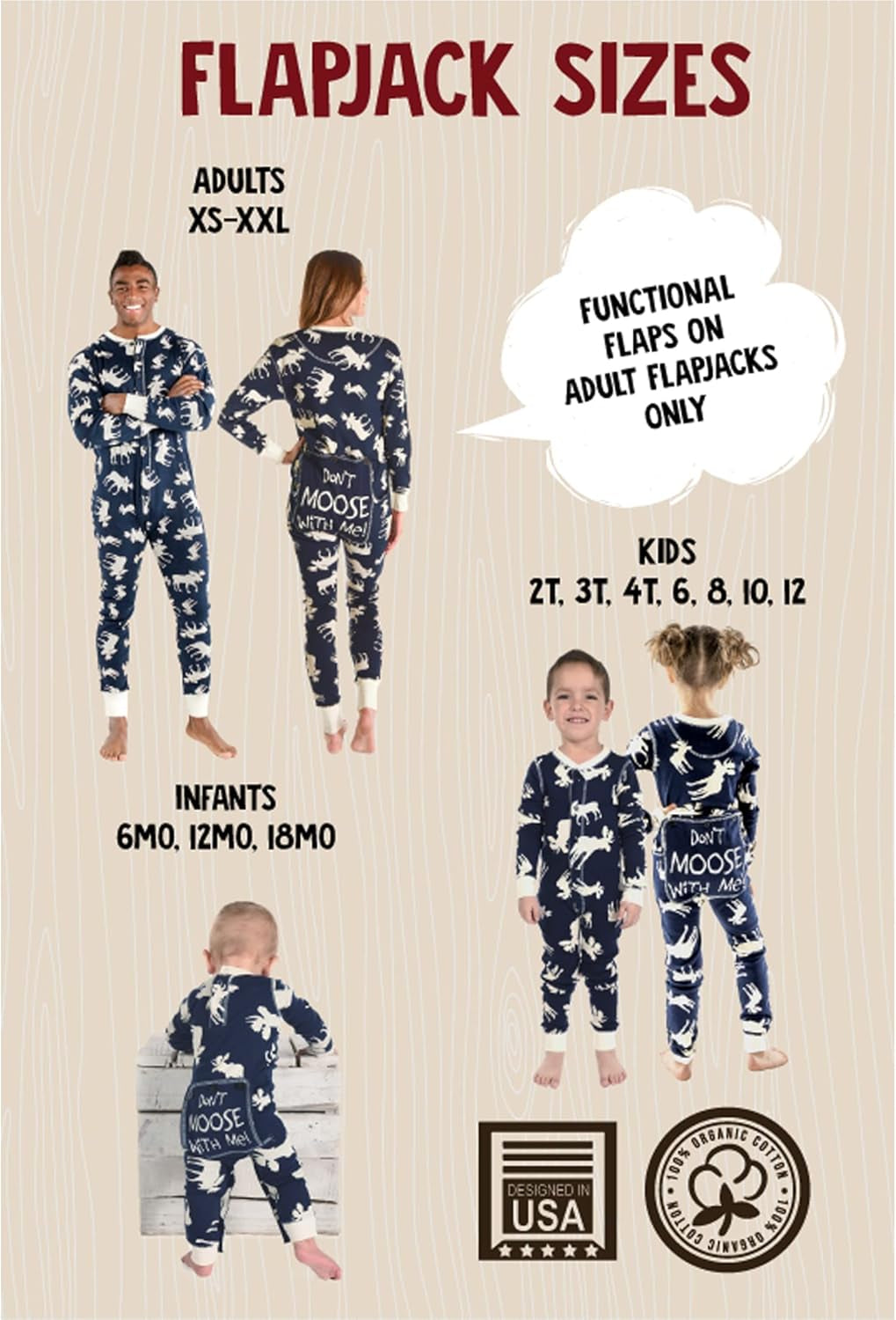 Flapjacks, Matching Pajamas for the Dog, Baby, Kids, Teens, and Adults