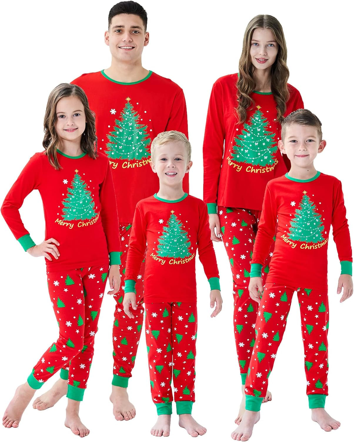Family Matching Christmas Pjs Christmas Boys Girls Holiday Pajamas Kids Sleepwear