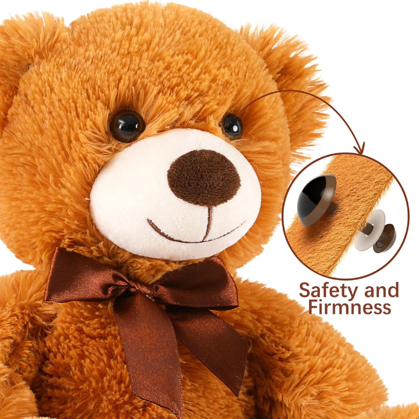 13.8" Small Teddy Bear Cute Bear Stuffed Animals 3 Pack