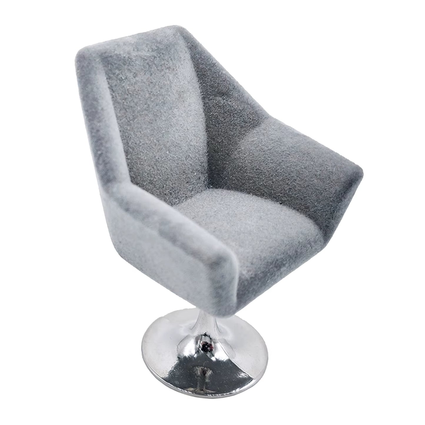 1:12 Doll House Decoration Armchair, Modern Cute Chair Dollhouse Furniture Miniature Model for Model Lovers Gift