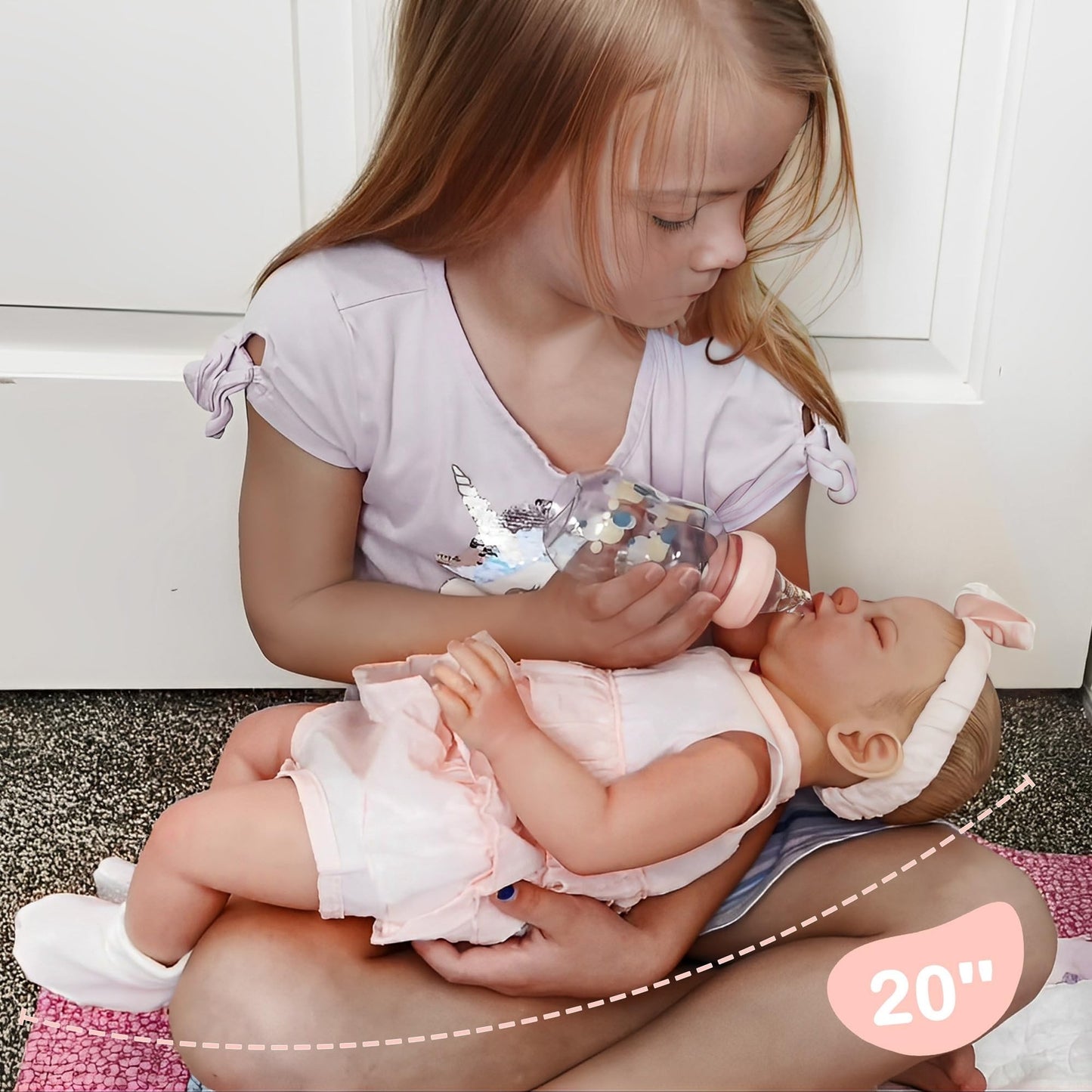 WOOROY Realistic Reborn Baby Dolls August - 20 Inch Lifelike Newborn Sleeping...
