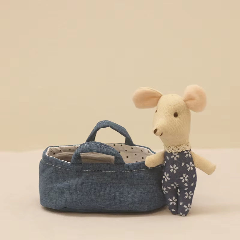 Cute Stuffed Animals Mouse Dolls Family Dollhouse Mini Plush Christmas Birthday Gifts Little Mouse Plush Dolls