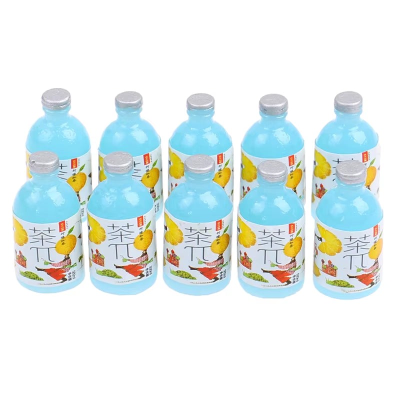 3/5/6/8/10Pcs 1/12 Dollhouse Miniature Resin Bottle Simulation Wine Bottle Beverage Bottle Model Dollhouse Accessories