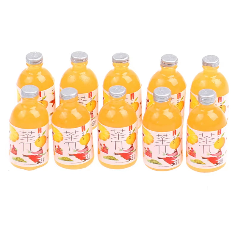 3/5/6/8/10Pcs 1/12 Dollhouse Miniature Resin Bottle Simulation Wine Bottle Beverage Bottle Model Dollhouse Accessories