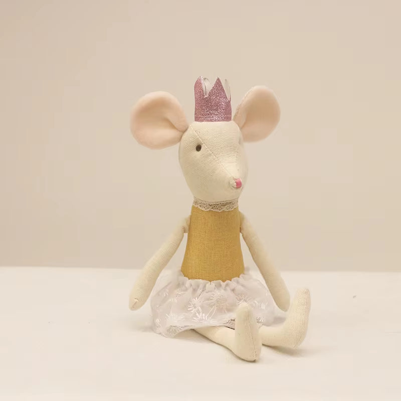 Cute Stuffed Animals Mouse Dolls Family Dollhouse Mini Plush Christmas Birthday Gifts Little Mouse Plush Dolls