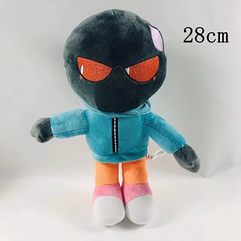Hot 25Cm Soft Spooky Skid Pump Garcello Lemon Monster Stuffed FNF Boy Dolls Friday Night Funkin Plush Toys Halloween Gifts