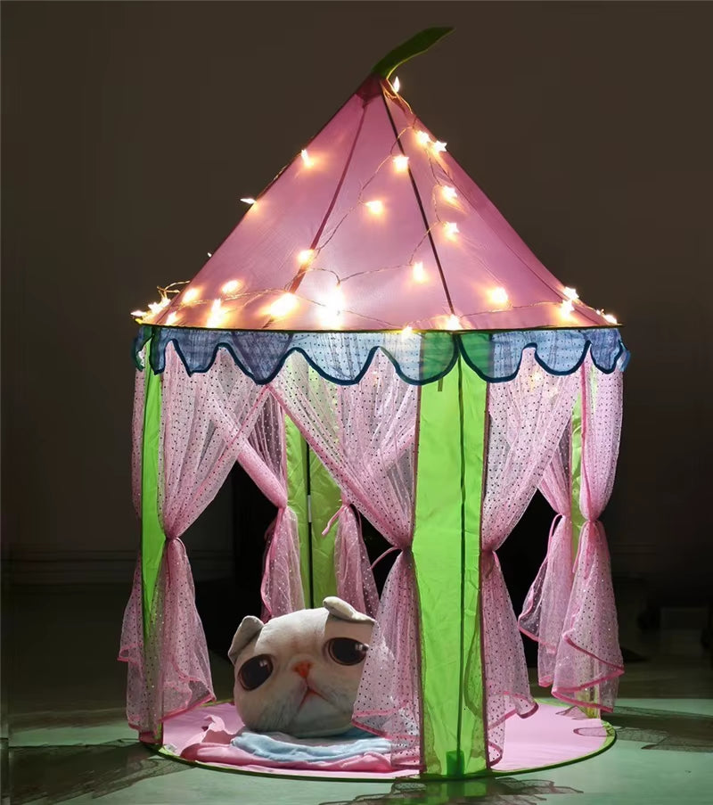 Children'S Tent Folding Tents Play House for Children Teepee Toy Tents for Kids Tipi Infantil Indoor Ball Pit Princess Castle