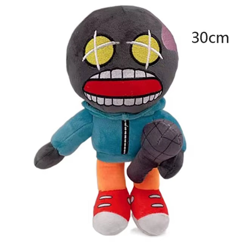 Hot 25Cm Soft Spooky Skid Pump Garcello Lemon Monster Stuffed FNF Boy Dolls Friday Night Funkin Plush Toys Halloween Gifts