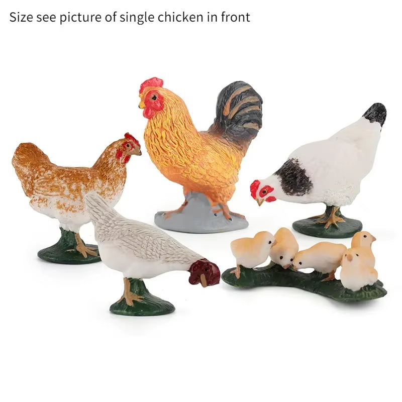 Doll House Mini Wooden Chicken House Mini Bonfire Miniature Manger Doll House Accessories Fairy Garden Yard Decoration
