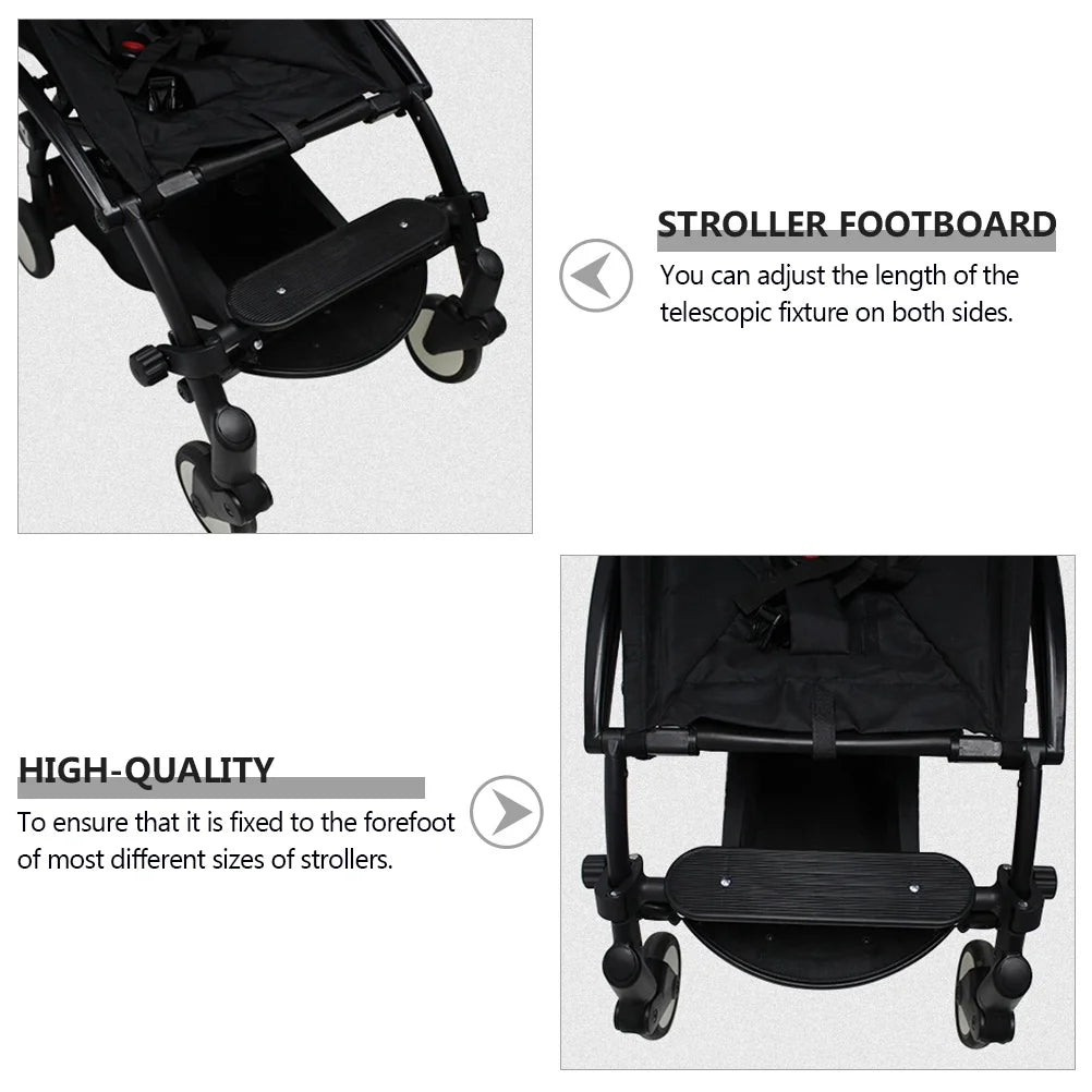 Adjustable Stroller Footboard Pedal Foot Rest Baby Footrest Stroller Accessories