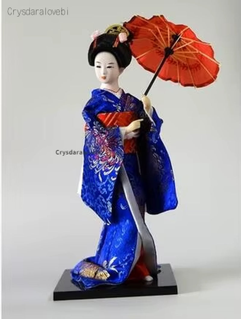 30Cm Statuette Ethnic Japanese Geisha Dolls Kimono Dolls Belle Girl Lady Collection Home Decoration Miniature Figurines