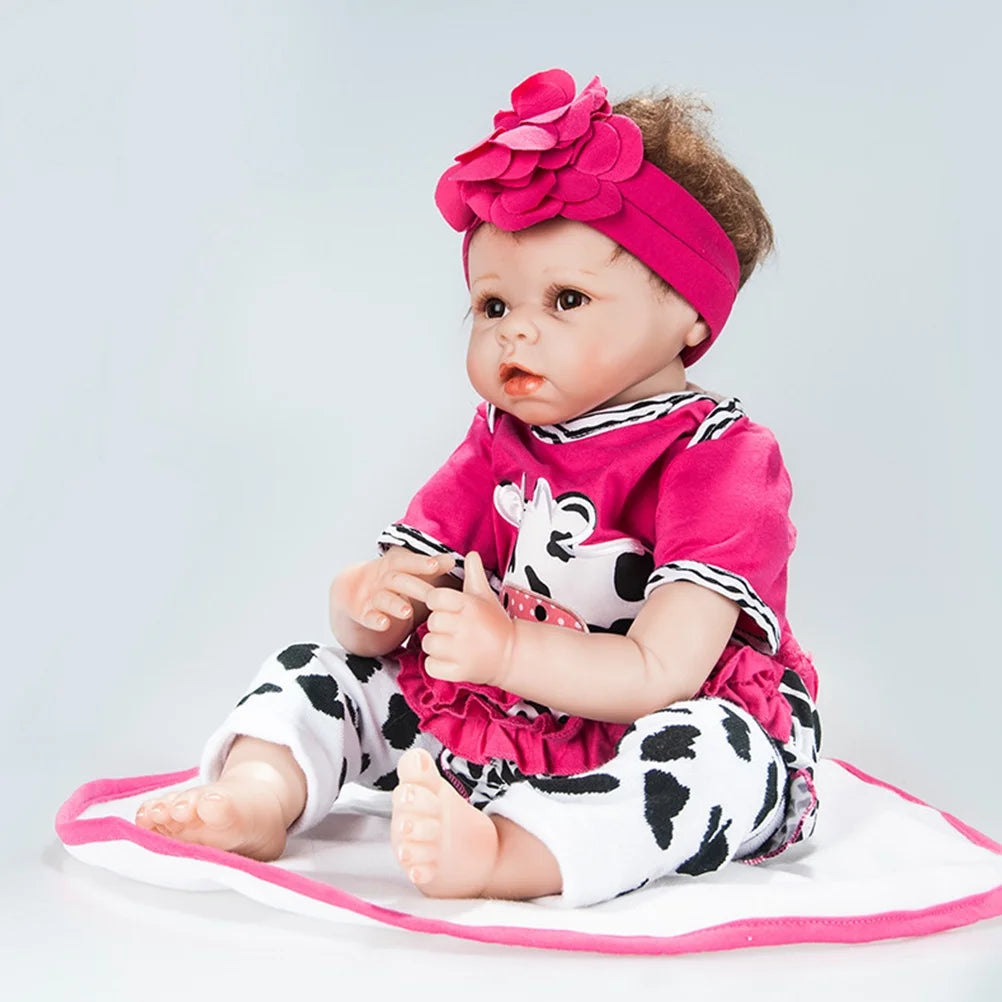 Reborn Doll Clothes 1 Set Reborn Baby Girl Dolls Clothes Girls Doll Outfits Dolls Matching Clothing