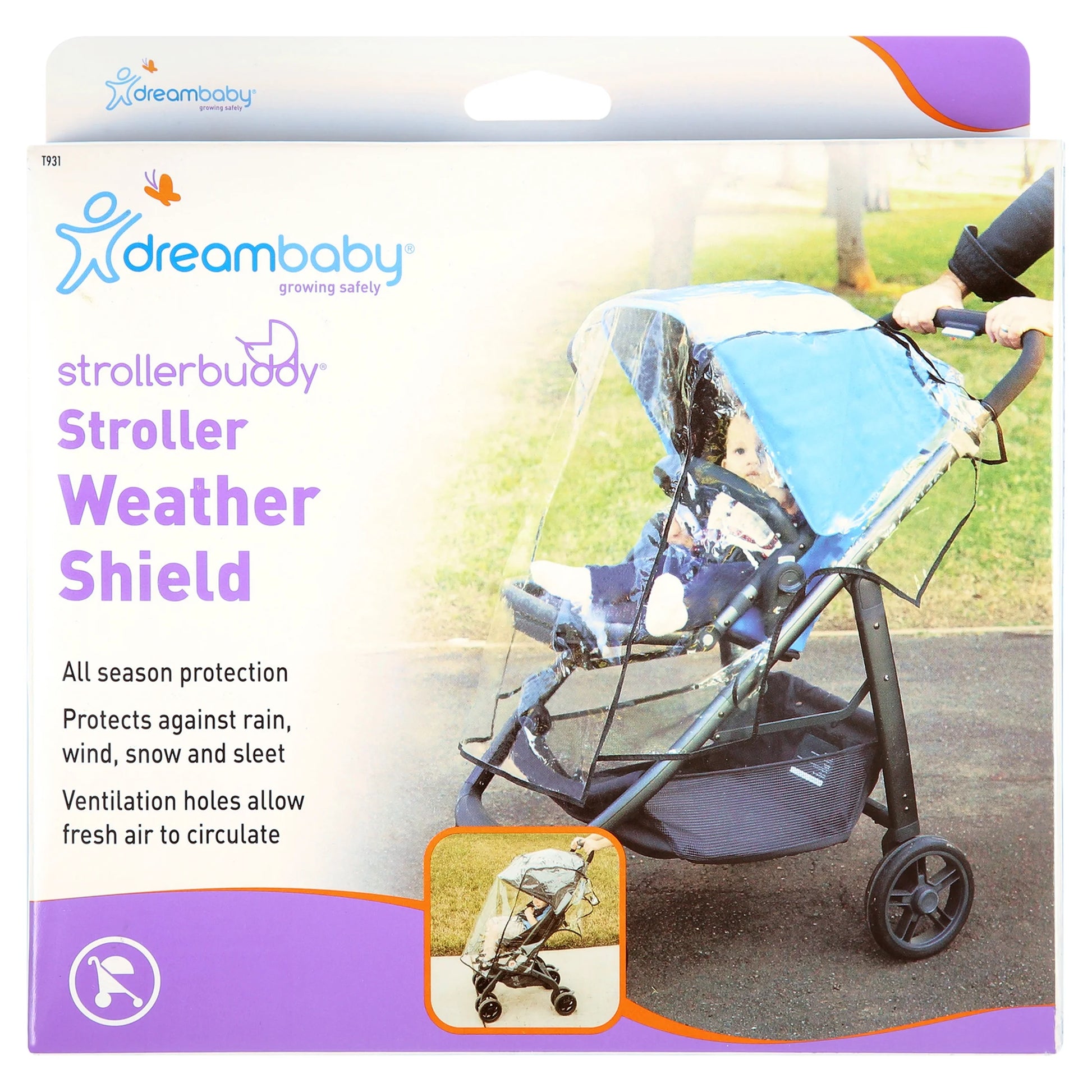 ® Strollerbuddy® Weather Shield, Clear