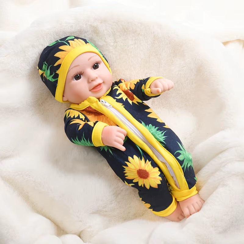 30Cm Reborn Baby Dolls Realistic Dolls Toys Girl Real Lifelike Baby Dolls Reborn Full Body Silicone Baby Doll Christmas Gifts