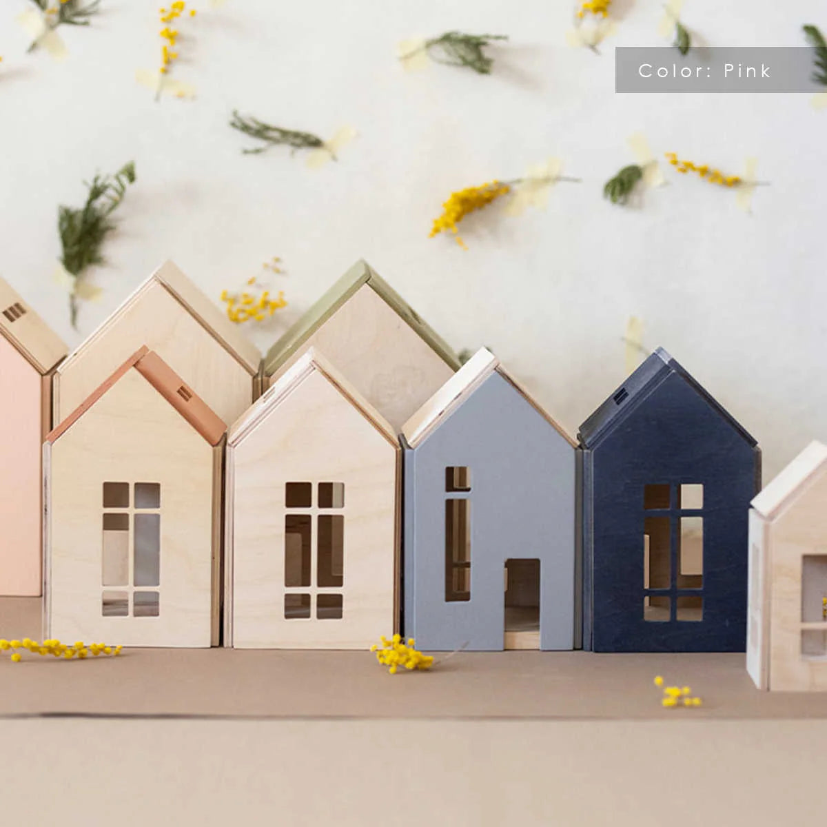 Magnetic Wooden Doll House, Medium