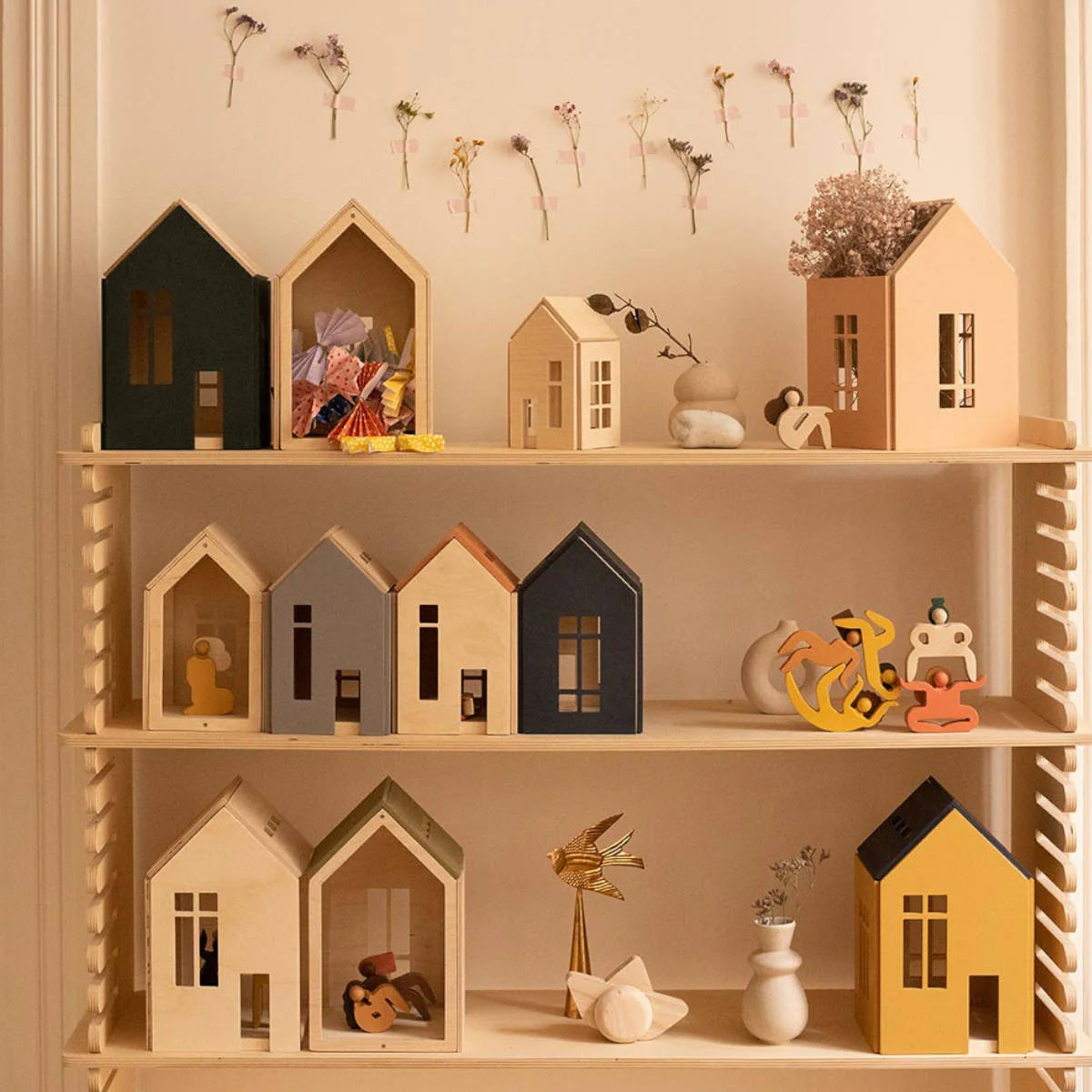 Magnetic Wooden Doll House, Large