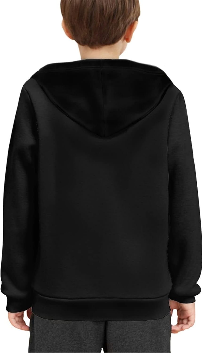 Sweater with Hoodies Boy'S Sweatshirt Comfortable Pullover Hoodie Long Sleeve Loose Fit Youth Kids Casual Tee Shirts