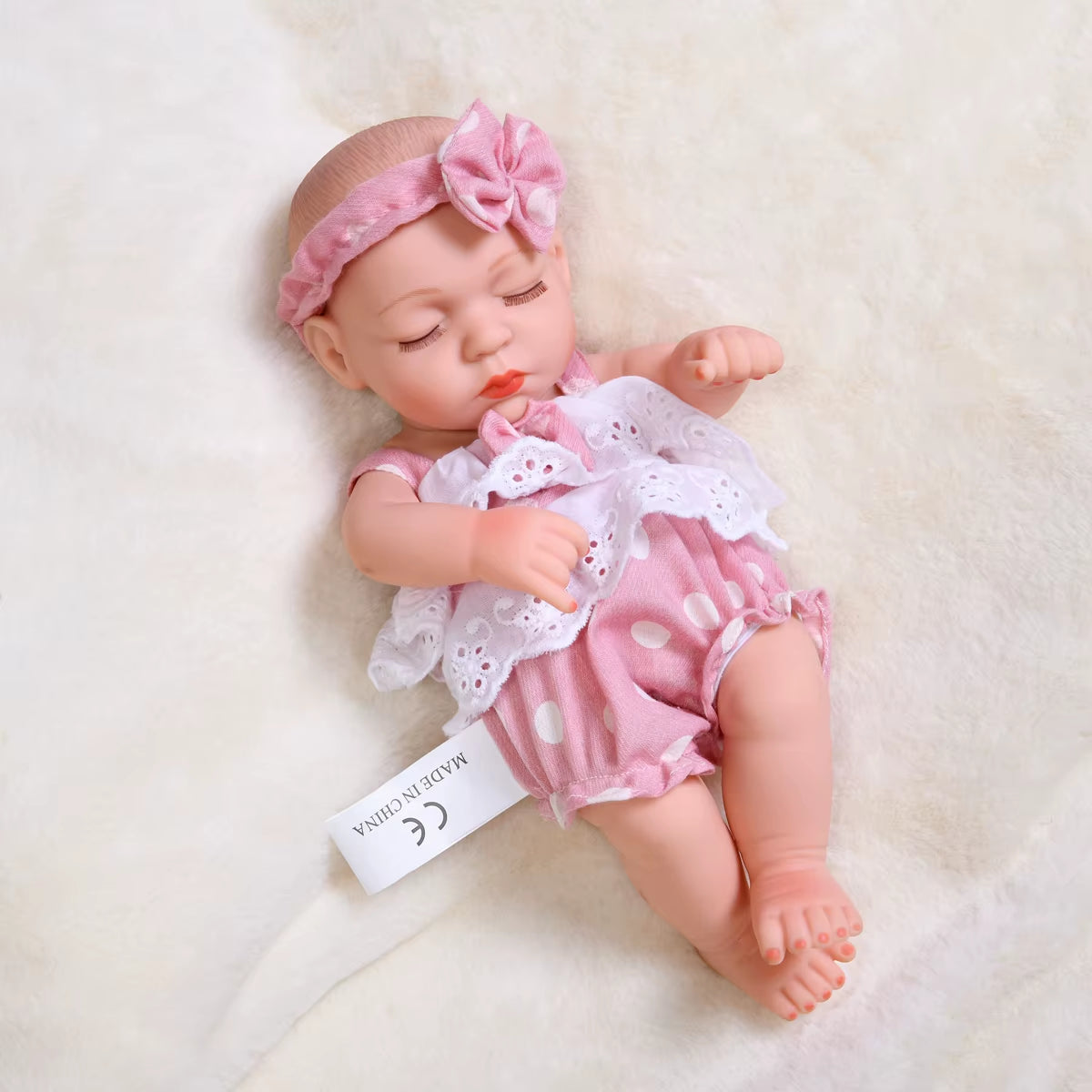 30Cm Reborn Baby Dolls Realistic Dolls Toys Girl Real Lifelike Baby Dolls Reborn Full Body Silicone Baby Doll Christmas Gifts