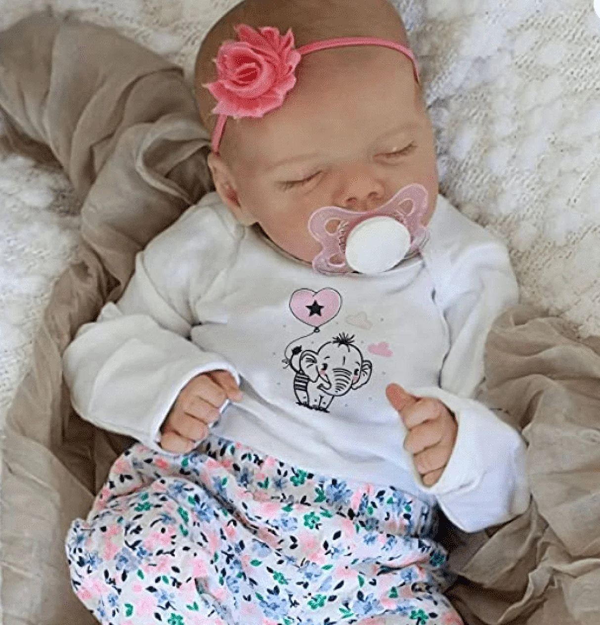 17 Inch Reborn Baby Dolls Newborn Baby Dolls Girl with Accessories Gift Box